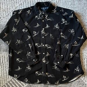 Ralph Lauren - Big Shirt Ski Print Flannel Button-Down - Men’s Size XXL